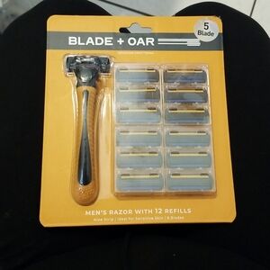 Blade + Oar Men's Razor with 12 Refills
